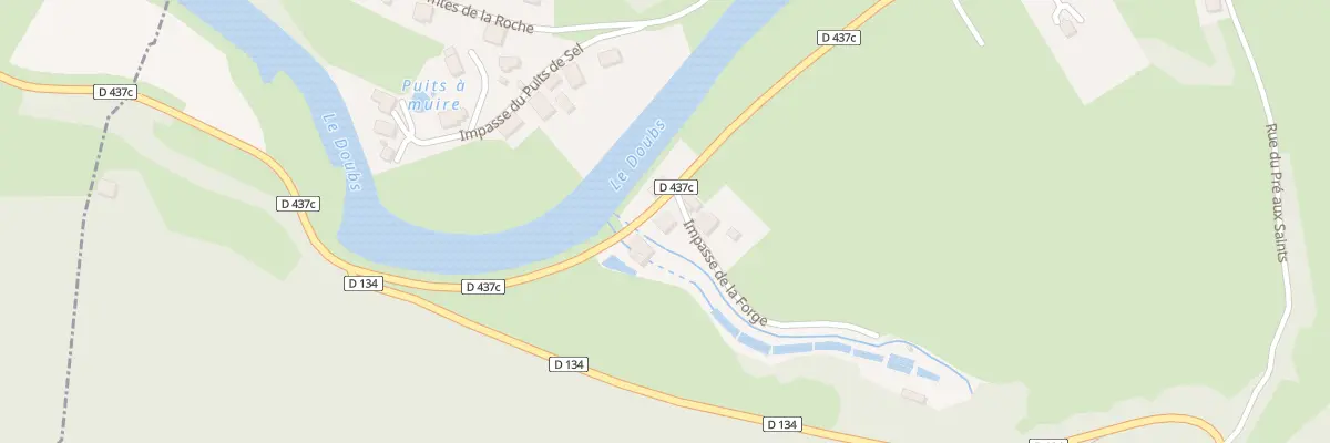Plan du 4 Rte de Ste Ursanne à Soulce-Cernay