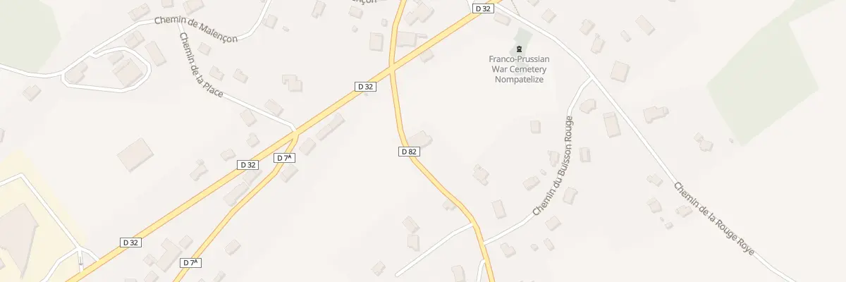 Plan du 71 Rte des Feignes à Nompatelize