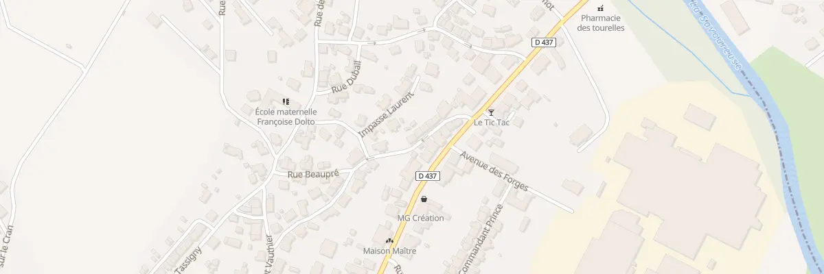 Plan du 20 Rue du Gen Courtot à Châtenois-les-Forges