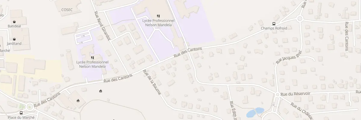 Plan du 38 Rue des Cantons à Audincourt