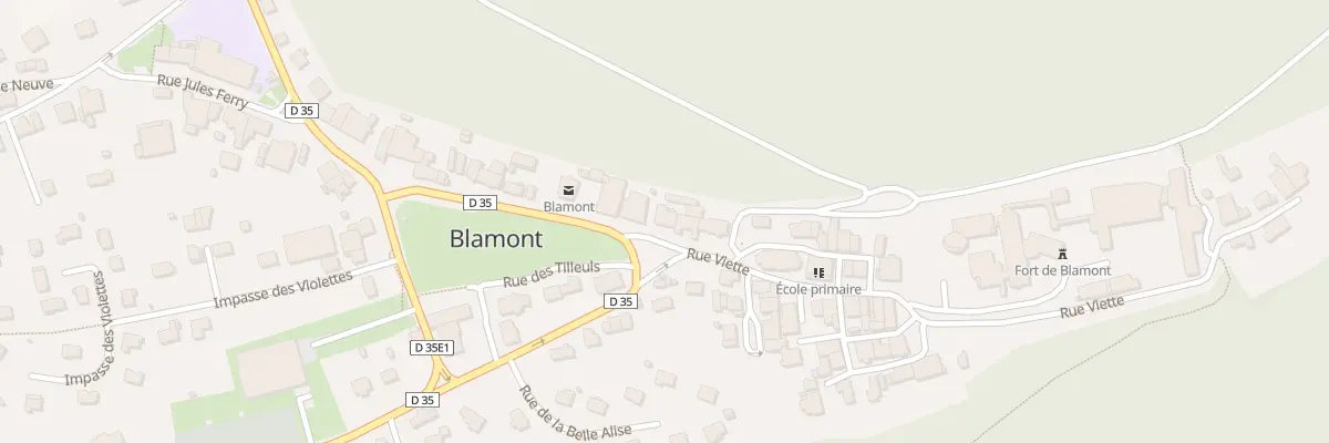Plan du 2 Rue Viette à Blamont
