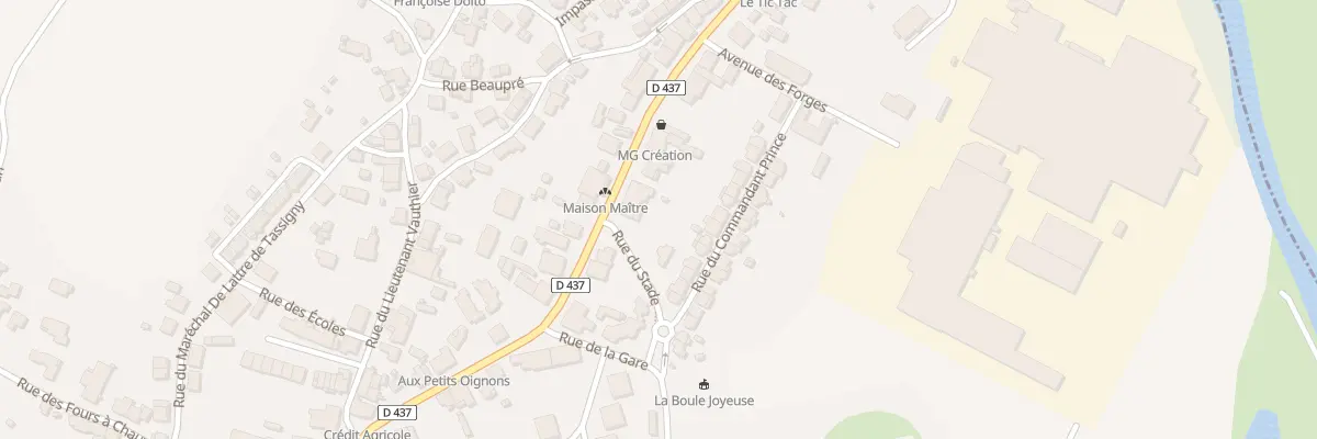 Plan du 37 Rue du Général de Gaulle à Châtenois-les-Forges