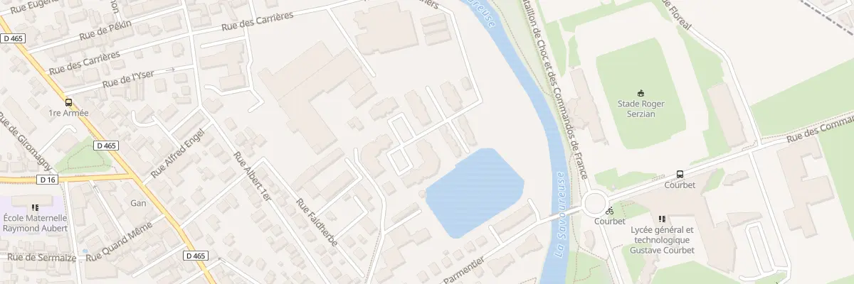 Plan du 1 Rue des Maraîchers à Belfort
