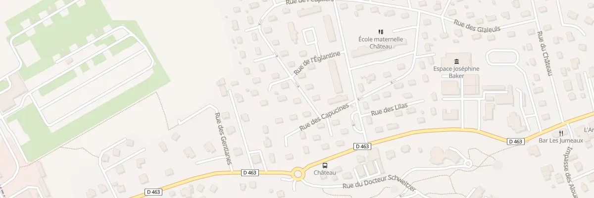 Plan du 3 Rue des Peupliers à Étupes