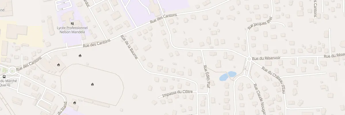 Plan du 2C Rue du Réservoir à Audincourt