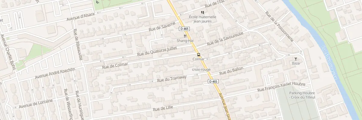 Plan du 1 Rue de Colmar à Belfort