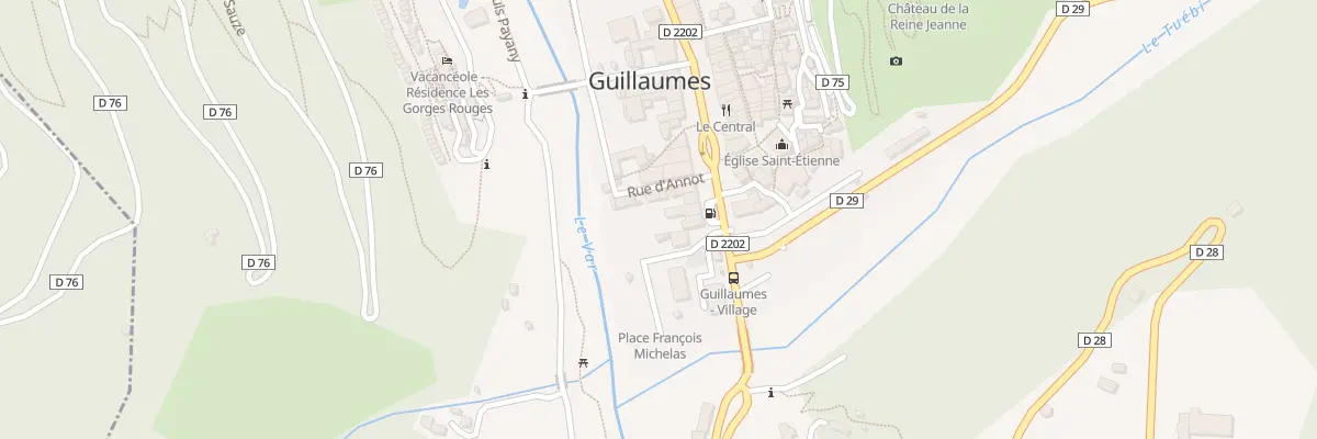 Plan du 5012 Village à Guillaumes