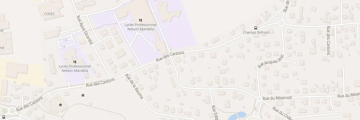 Plan du 40 Rue des Cantons à Audincourt