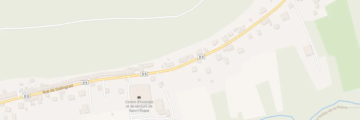Plan du 109 Rue de Stalingrad à Raon-l’Étape