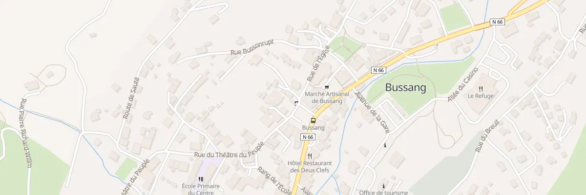 Plan du 1 Rue de l’Eglise à Bussang