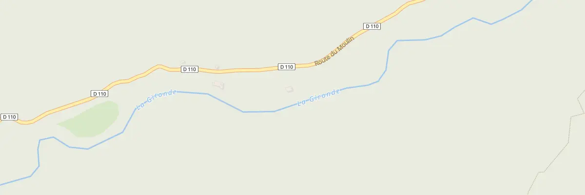 Plan du 860 Rte du Moulin au Mas