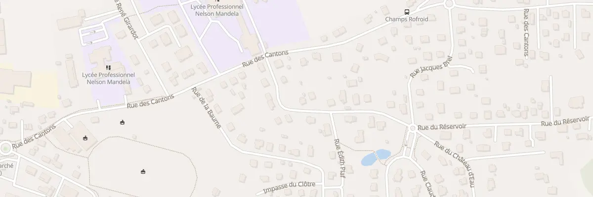 Plan du 3 Rue du Réservoir à Audincourt
