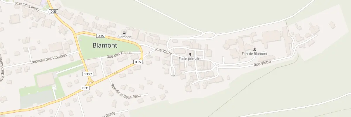 Plan du 9 Rue Viette à Blamont