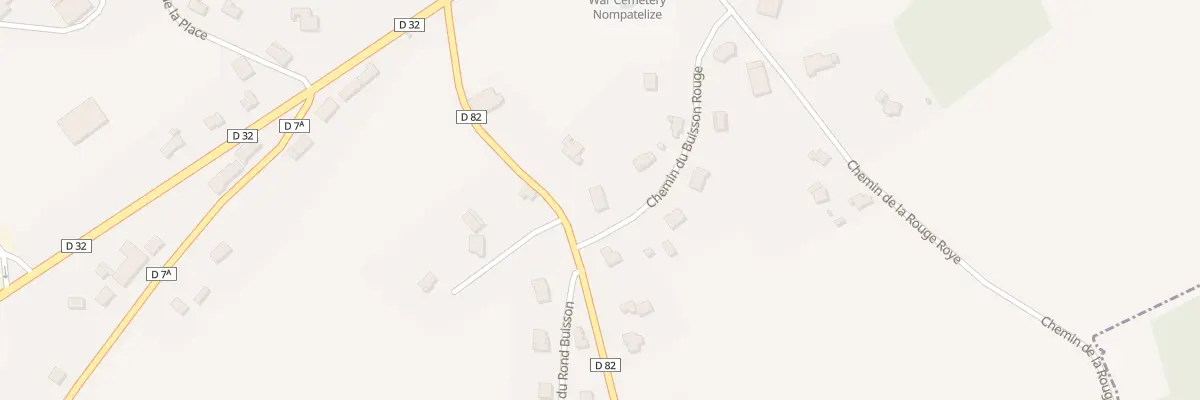 Plan du 175 Rte des Feignes à Nompatelize