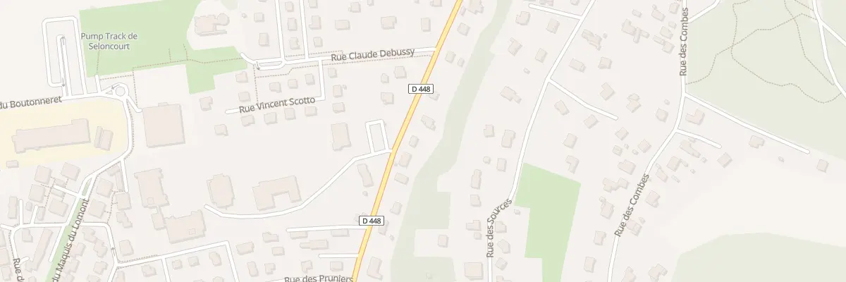 Plan du 19 Rue de Paupin à Seloncourt