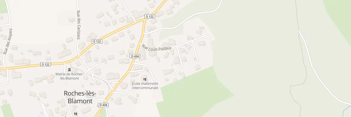 Plan du 6A Rue Louis Pasteur à Roches-lès-Blamont