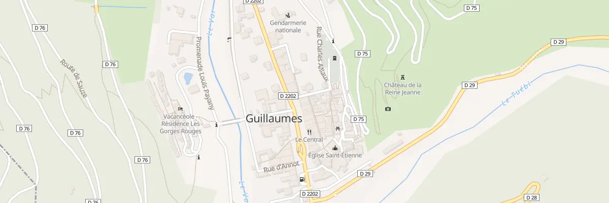 Plan du 5048 Village à Guillaumes