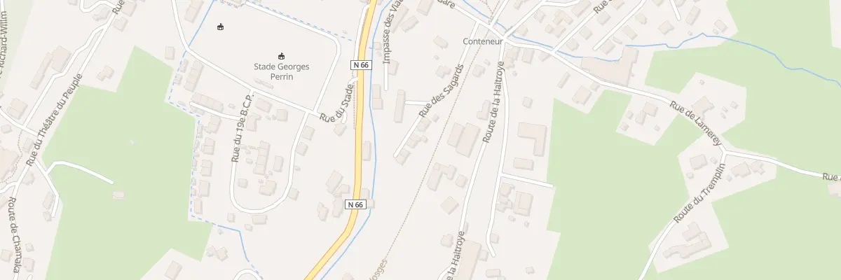 Plan du 5 Rue des Sagards à Bussang
