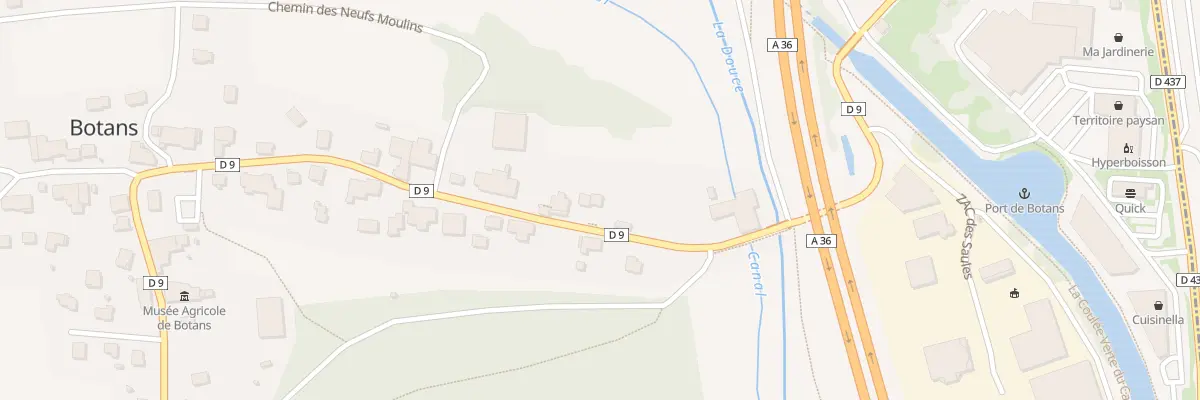 Plan du 4A Grande Rue à Botans