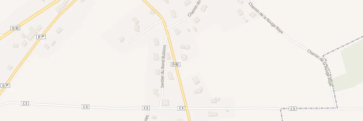 Plan du 307 Rte des Feignes à Nompatelize