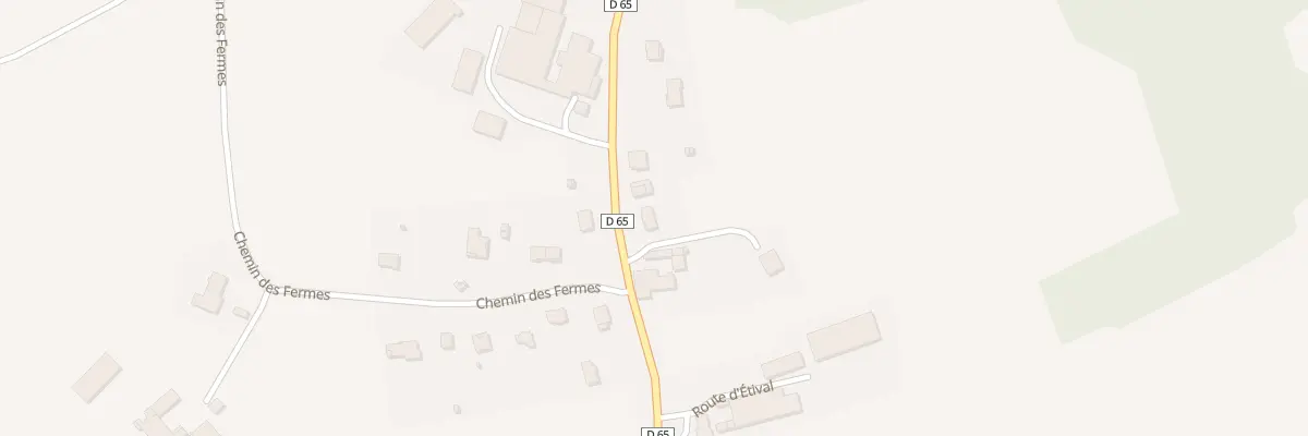 Plan du 768 Rte d’Etival à Nompatelize