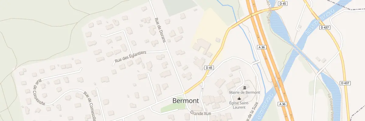 Plan du 4 Rue de Dorans à Bermont
