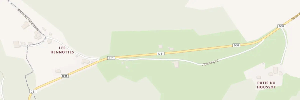 Plan du 1 L’Oiseaupre à Arrentès-de-Corcieux