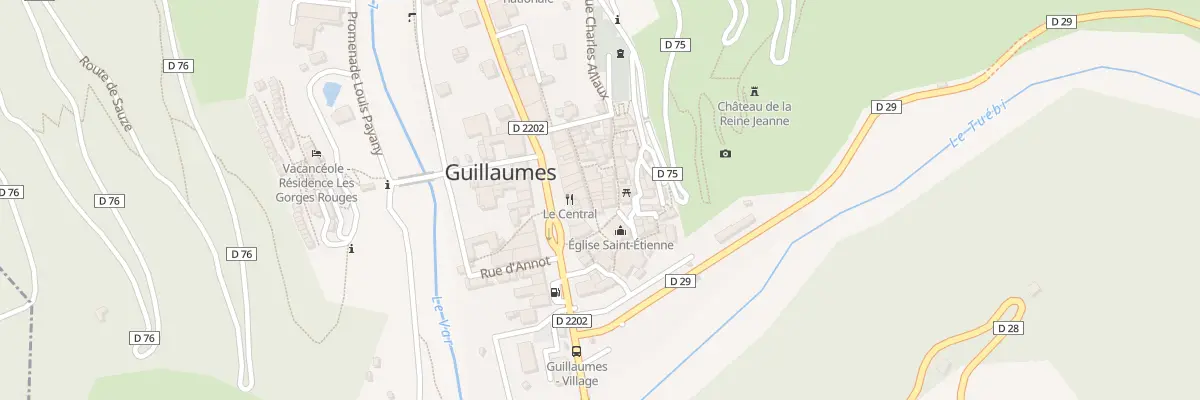 Plan du 5351 Village à Guillaumes
