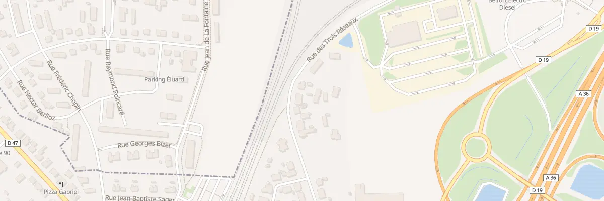 Plan du 46 Rue du Général Leclerc à Danjoutin