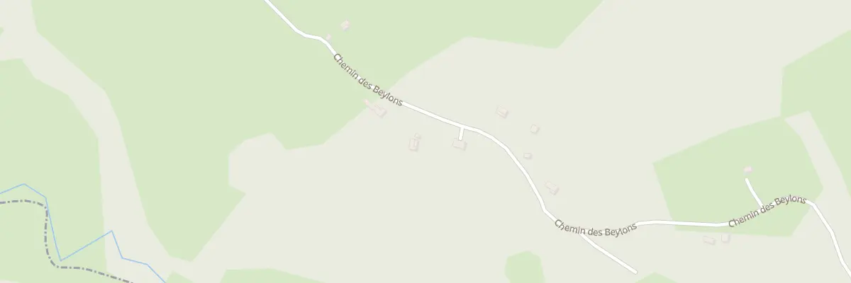 Plan du 101 Che des Beylons à Collongues