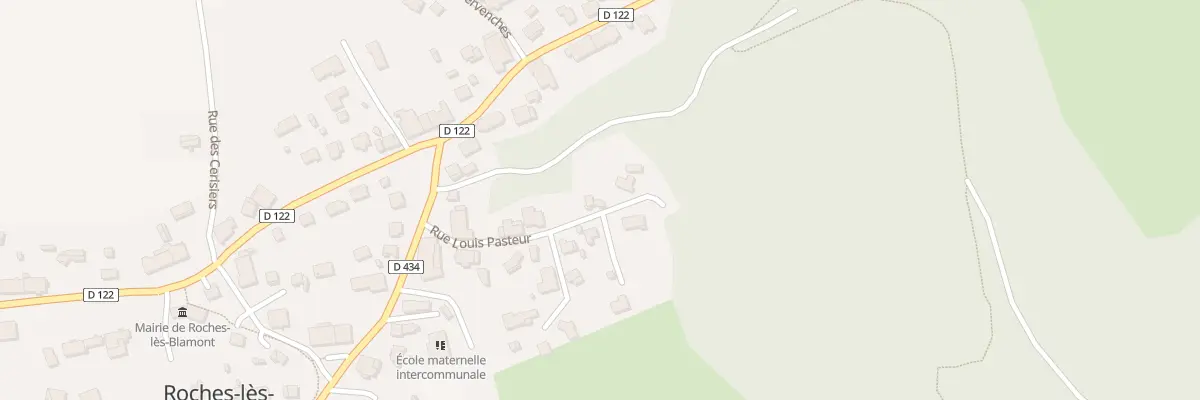 Plan du 7 Rue Louis Pasteur à Roches-lès-Blamont