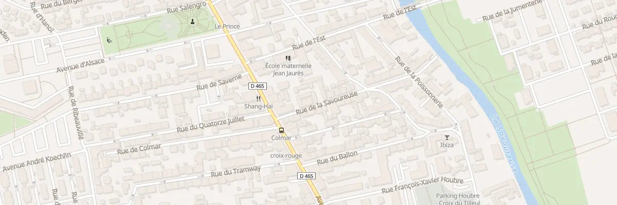Plan du 22 Rue de la Savoureuse à Belfort
