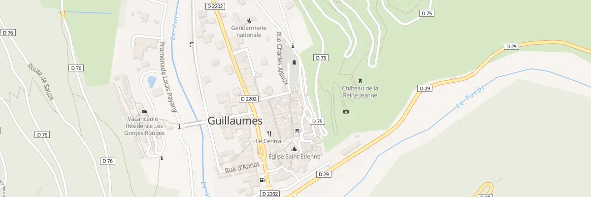 Plan du 5080 Village à Guillaumes