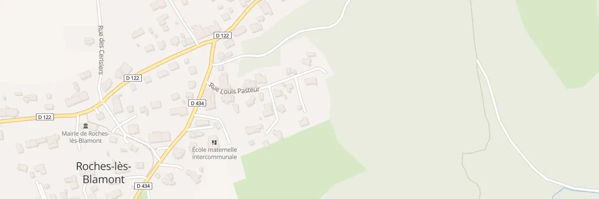 Plan du 8A Rue Louis Pasteur à Roches-lès-Blamont