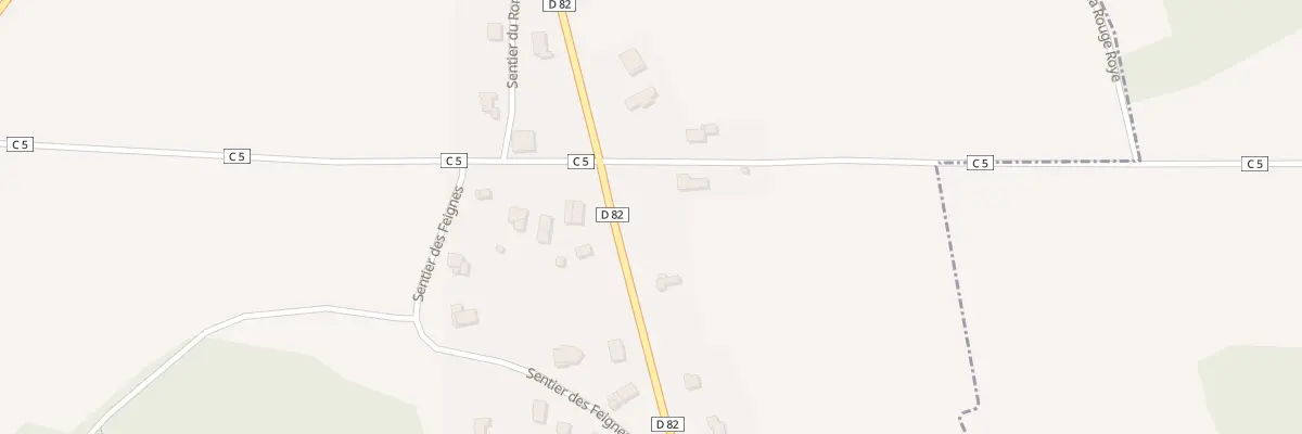 Plan du 495 Rte des Feignes à Nompatelize