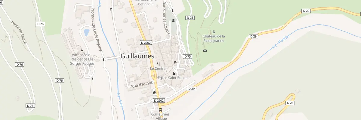 Plan du 5087 Village à Guillaumes