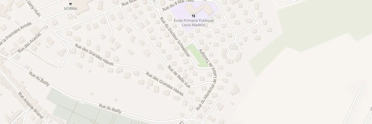 Plan du 18 Rue du Docteur Schweitzer à Raon-l’Étape