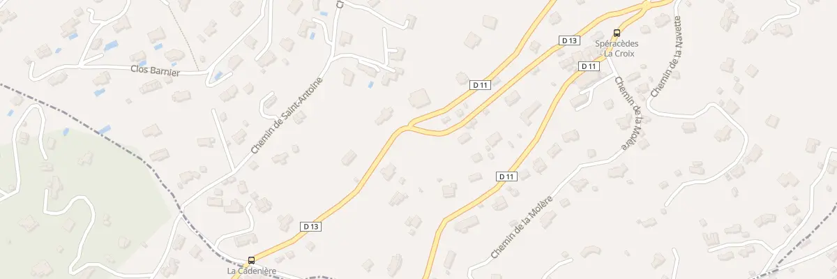 Plan du 9B Rte de St Cezaire à Spéracèdes