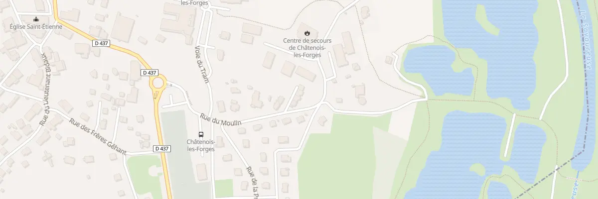 Plan du 8 Rue du Pâquis à Châtenois-les-Forges