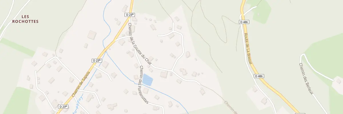 Plan du 3 Imp de la Goutte du Chat à Gérardmer