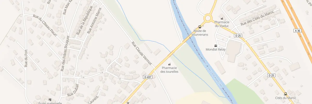Plan du 2 Rue du Général de Gaulle à Châtenois-les-Forges