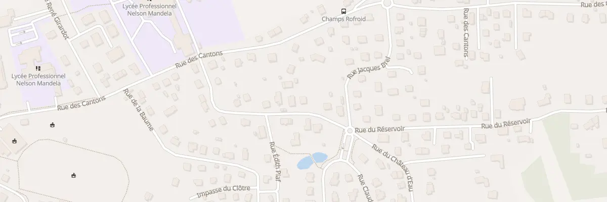 Plan du 13 Rue du Réservoir à Audincourt