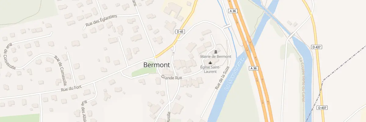Plan du 5 Gr Grande Rue à Bermont