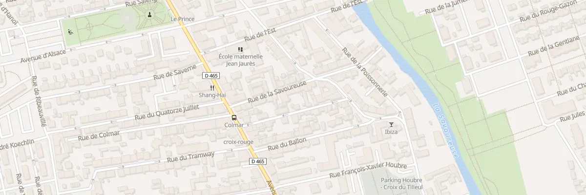 Plan du 23 Rue de la Savoureuse à Belfort