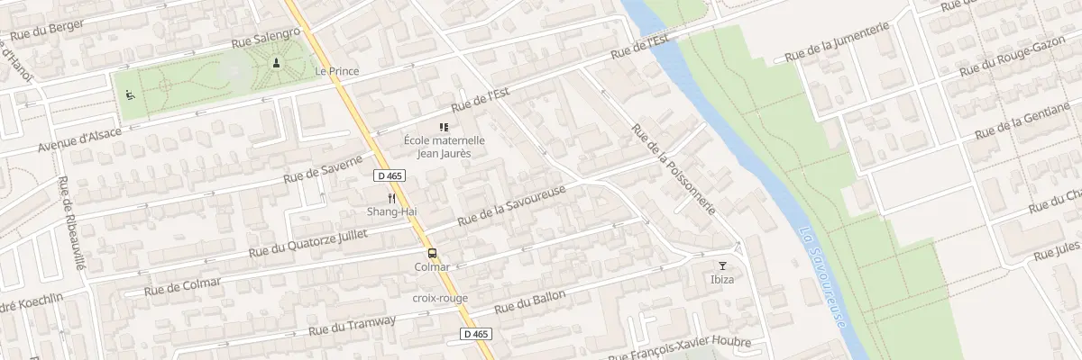 Plan du 14 Rue de la Savoureuse à Belfort
