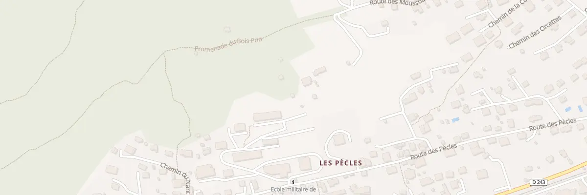 Plan du 9003 Prom du Bois Prin à Chamonix-Mont-Blanc