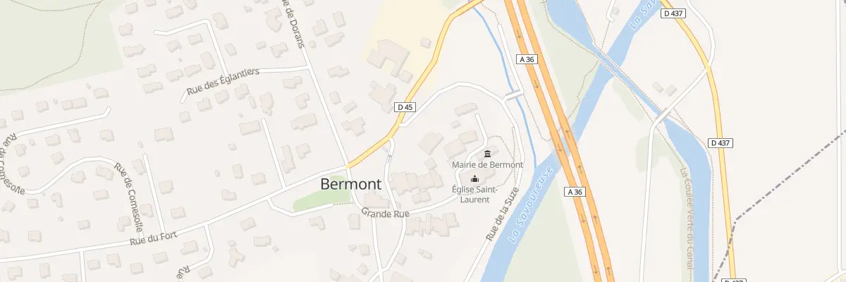 Plan du 11 Gr Grande Rue à Bermont