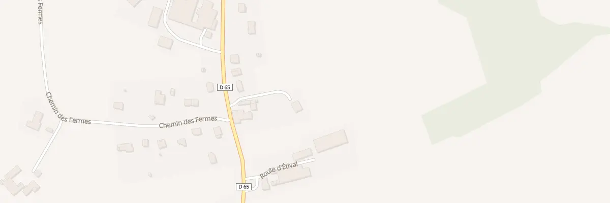 Plan du 748 Rte d’Etival à Nompatelize