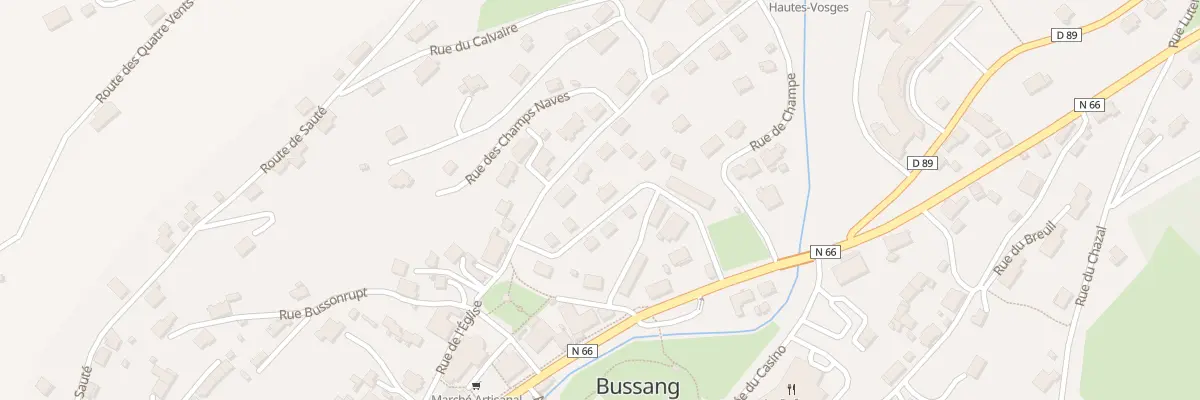 Plan du 5 Rue Maurice Pottecher à Bussang