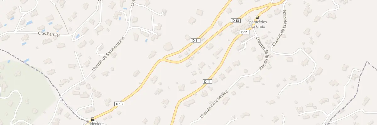 Plan du 9 Rte de St Cezaire à Spéracèdes